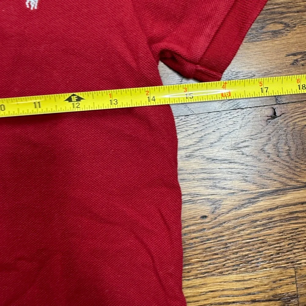 Polo by Ralph Lauren Boys Maroon/ Burgundy Pique Polo Shirt Size 6